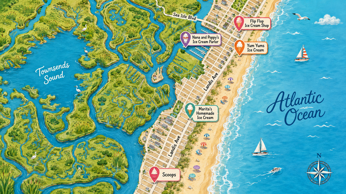Sea Isle City Explorer Map