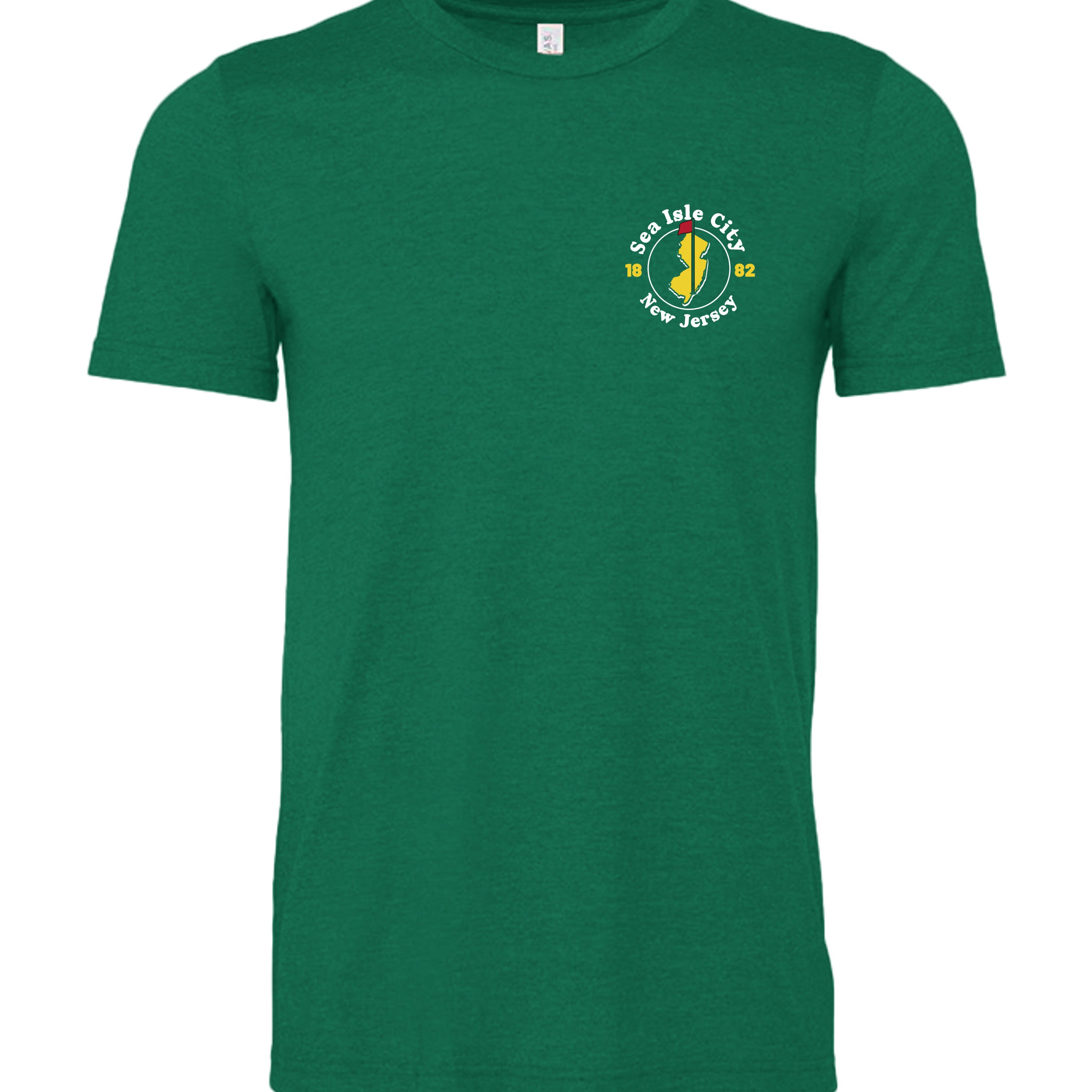 Heather Grass Green - 3001CVC - FRONT